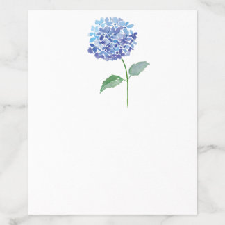 Watercolor Hydrangea Envelope Liner