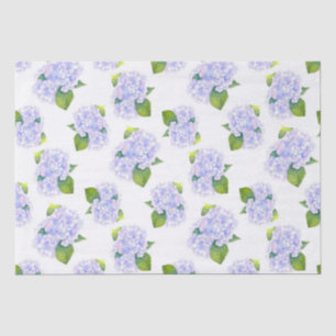 Watercolor Hydrangea Flower Pattern Tissue Paper