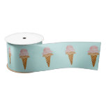 Watercolor Ice Cream Ribbon (turquoise)