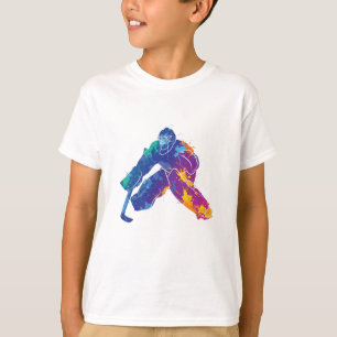 Watercolor Ice Hockey Goalie T-Shirt