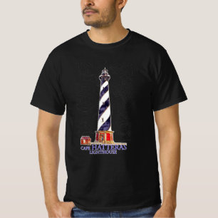 Watercolor Illustration Cape Hatteras Lighthouse T-Shirt