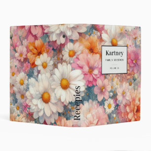 Watercolor Illustration rustic vintage elegant Mini Binder