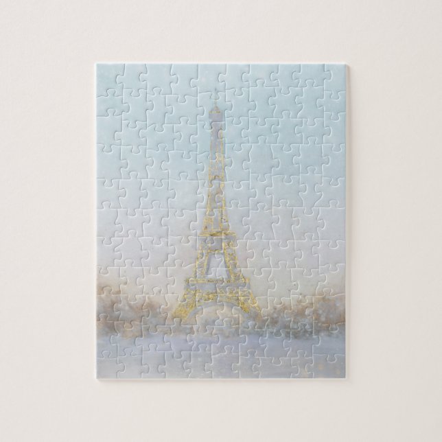 Watercolor | Image of Eiffel Towe Jigsaw Puzzle (Vertical)