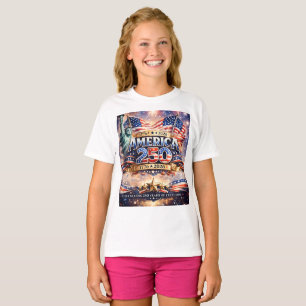 Watercolor Independence Day T-Shirt