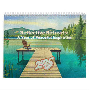 Watercolor Introvert Inspiration 2025 Calendar