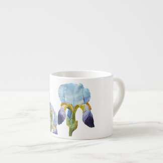 Watercolor Irises Espresso Cup