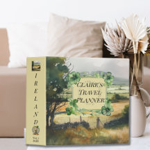 Watercolor Irish Countryside Destination Planner