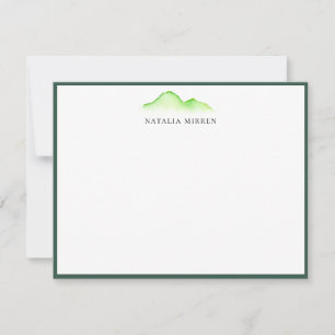Watercolor Islands Stationery Note Card