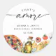Watercolor Italian Food That's Amore Favor Classic Round Sticker | Zazzle