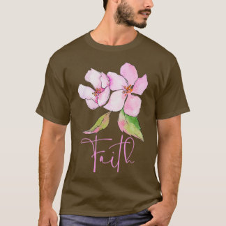 Watercolor Japanese Pink Cherry T-Shirt