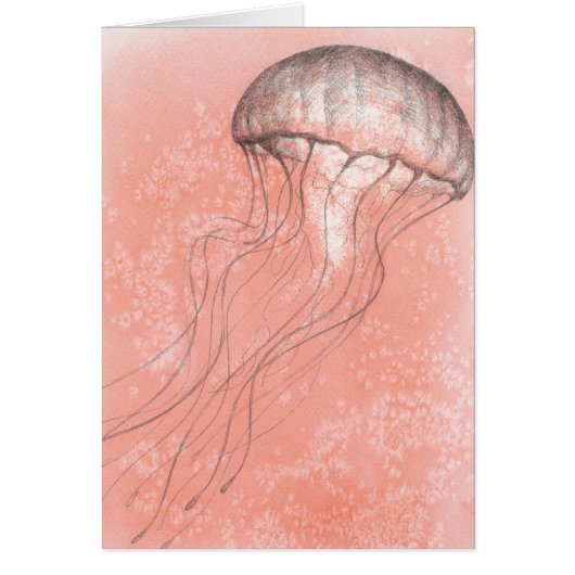 Watercolor Jellyfish Cards (Front)