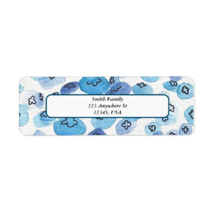 Watercolor Jellyfish Return Address Labels