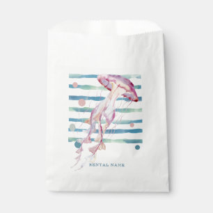 WATERCOLOR JELLYFISH, VACATION RENTAL FAVOR BAG