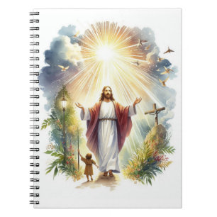 Watercolor Jesus Notebook