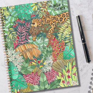 Watercolor Jungle Back-to-School Notebook