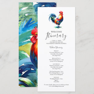 Watercolor Key West Beach Wedding Itinerary