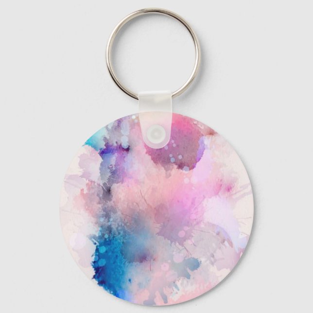 Watercolor Keychain (Front)