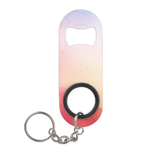 Watercolor Keychain Bottle Opener