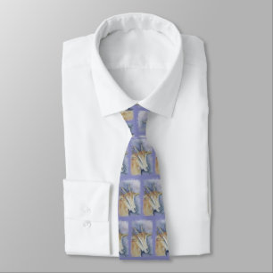Watercolor Kid Goat Tie