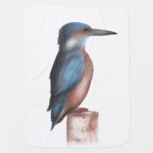 Watercolor Kingfisher