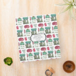 Watercolor Kitchen Utensils | Bridal Shower Recipe 3 Ring Binder<br><div class="desc">Collect recipes for the bride to be and organize them in this pretty country kitchen binder! Watercolor country kitchen pattern with matching utensils and bowls on the spine. Customize the front with the Bride-to-Be's name and shower date, and add customization to the spine using the fields provided. This is a...</div>