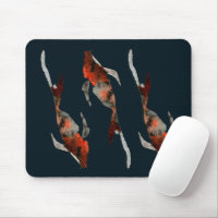 Watercolor koi fish illustration