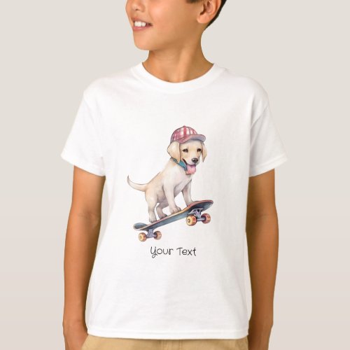 Watercolor Labrador Retriever Boy T_Shirt 