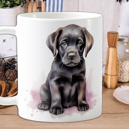 Watercolor Labrador Retriever Dog Cute Puppy  Coffee Mug