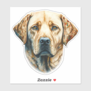 Watercolor Labrador Retriever Sticker