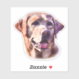 Watercolor Labrador Retriever Sticker