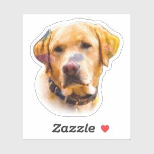 Watercolor Labrador Retriever Sticker