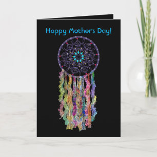 Watercolor Lace Dream Catcher   Mother's Day Card