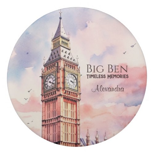 Watercolor Landmark City London Big Ben Photo Eraser