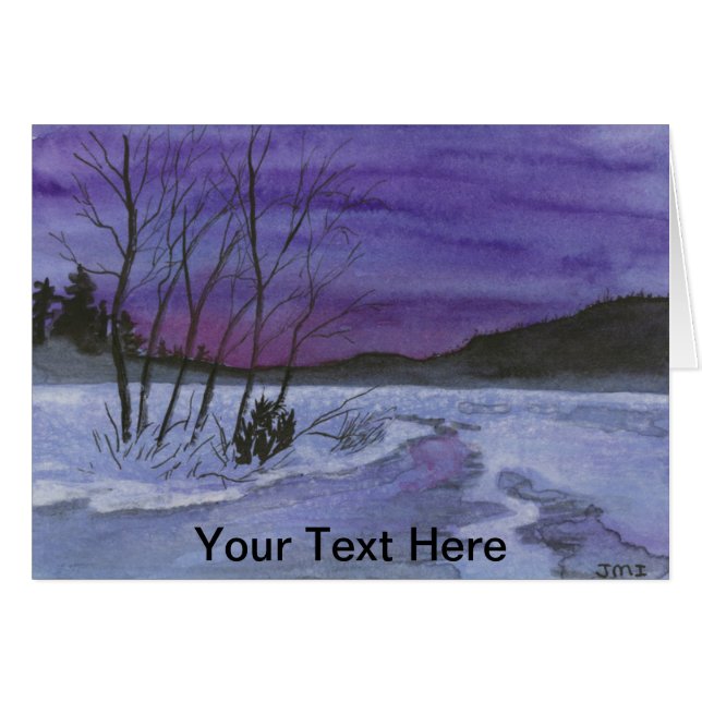 Watercolor Landscape Cards (Front Horizontal)