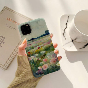 Watercolor Landscape Colorful Floral Case-Mate iPhone 14 Case