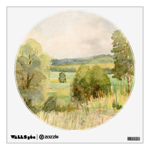 Watercolor Landscape Wall Sticker