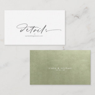 Watercolor Landscape Website Sage Green ID786 Enclosure Card