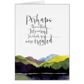 Watercolor landscape with biblical scripture (Front)