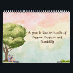 Watercolor Landscapes Calendar – A Year of Scenic<br><div class="desc">Bring the beauty of nature into your everyday with this 12-month calendar featuring stunning watercolor landscape paintings. Each month reveals a new hand-painted scene — from peaceful mountains to serene coastlines — capturing the gentle charm of the changing seasons. Perfect for your home, office, or as a thoughtful gift, this...</div>