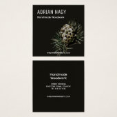 Watercolor Larch Cone Rustic Elegant (Front & Back)