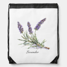 Watercolor Lavender Botanical Wellness Custom