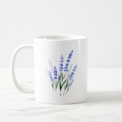Watercolor Lavender Bouquet Coffee Mug