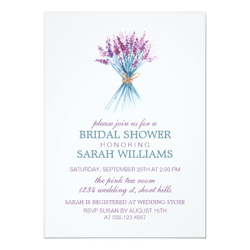 Lavender Bridal Shower Invitations 9