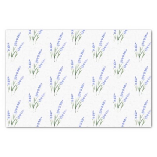 Watercolor Lavender Pattern Tissue Paper