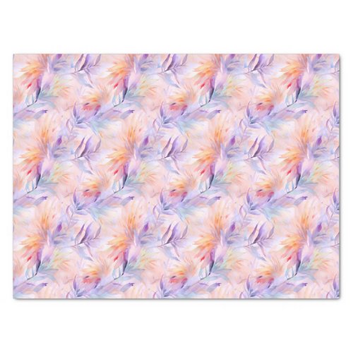 Watercolor Lavender Pink Pastel Swirly Spring Tissue Paper