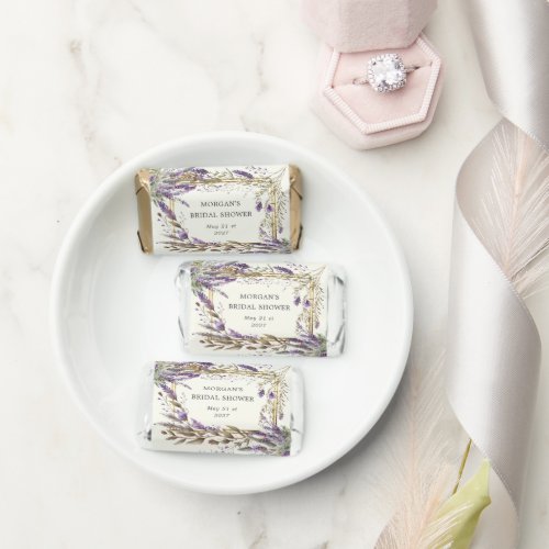 Watercolor Lavender Regal Bridal Shower Hersheys Miniatures