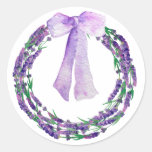 Watercolor lavender sticker