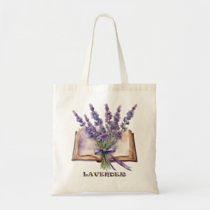 Watercolor Lavender Tote Bag