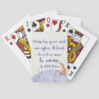 Watercolor Le Petit Prince The Little Prince Poker Cards