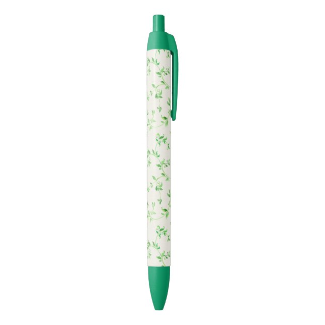 Watercolor leaves pattern pen (Bottom (Vertical))